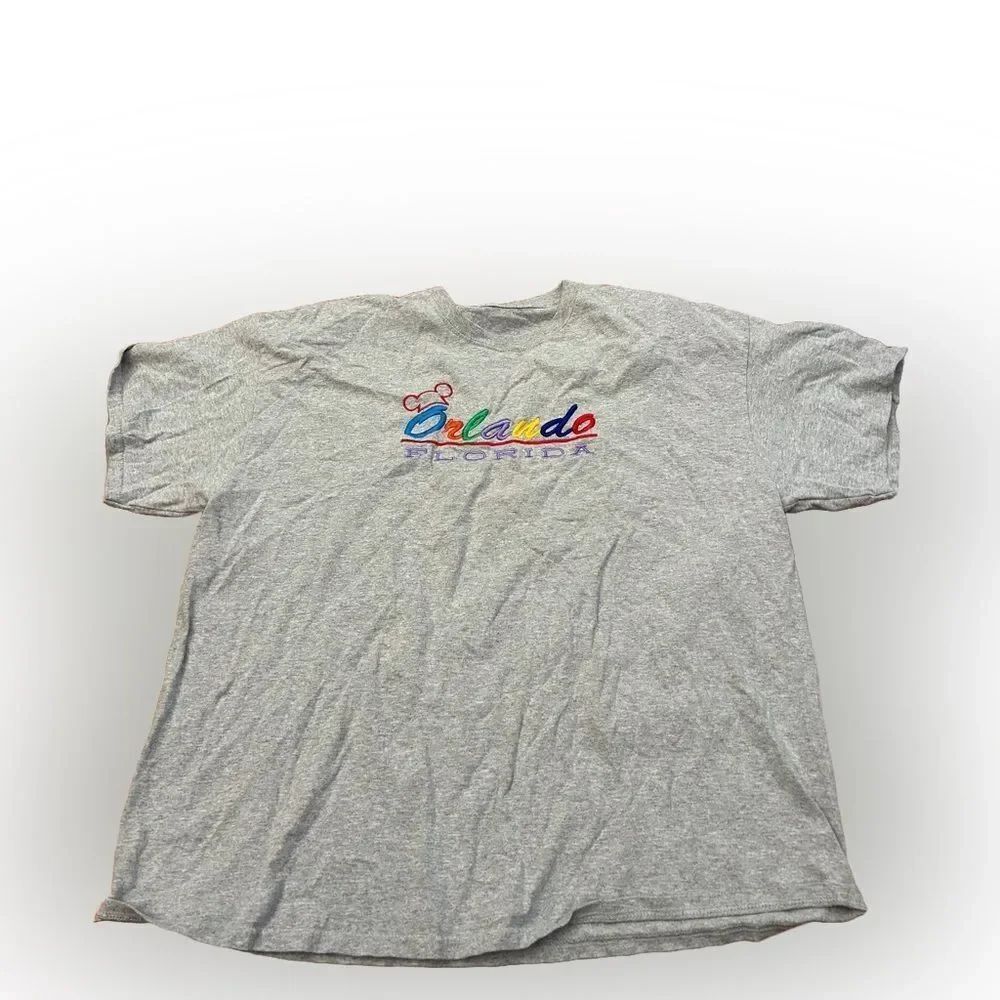 Vintage Orlando Florida Mickey Embroidery Tshirt